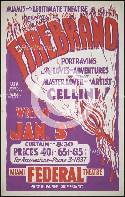 Firebrand, Miami, FL, 1938. Creator: Unknown.