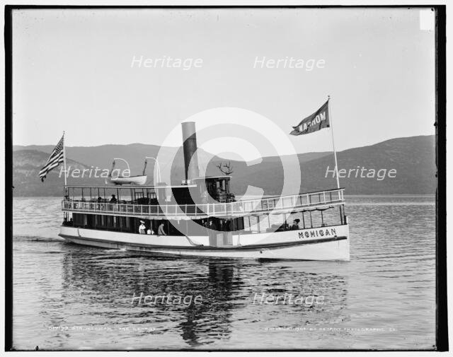 Str. Mohican, Lake George, c1904. Creator: Unknown.