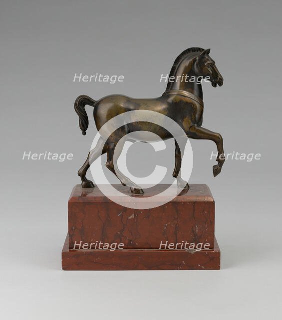 Stallion (one of a pair), c. 1650. Creator: Unknown.