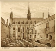'Guildhall North Side', City of London, 1882-1883 (1886). Artist: Unknown