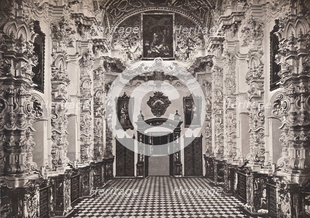 'Granada. Interior of the Cartuja. The Sacristy', c1908. Artist: Universal Process Engraving  Co Ltd.