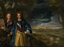 Michael Richards (1673-1721) and John Richards (1669-1709) at the Siege of Belgrade in 1690, 1700. Creator: Closterman, John (1660-1711).