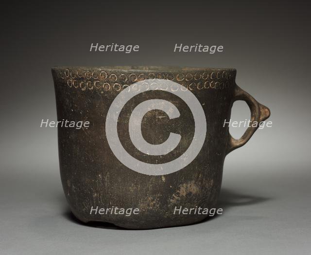 Drinking Vessel with Handle, c. 600. Creator: Unknown.