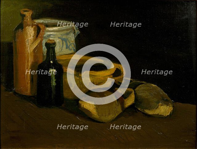 Still Life with Clogs and Pots, 1884. Creator: Gogh, Vincent, van (1853-1890).