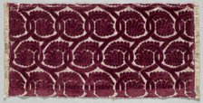 Velvet Strip, 1600s. Creator: Unknown.