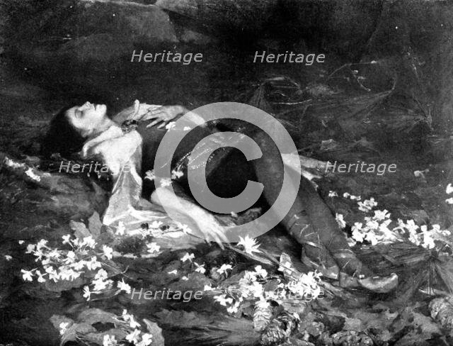 Pictures from the Royal Academy: Imogen - Elizabeth Forbes, 1898. Creator: Unknown.