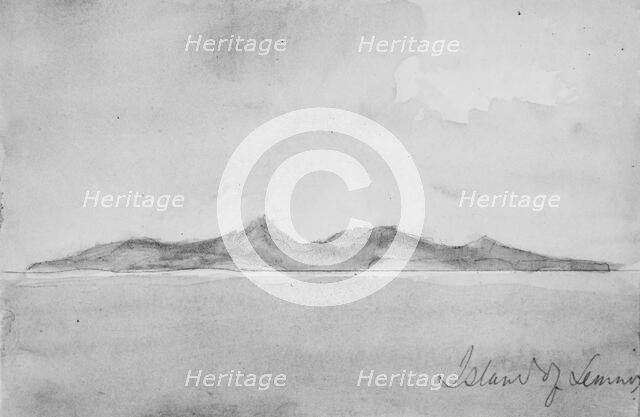Island of Lemnos (from Sketchbook), 1904. Creator: Mary Newbold Sargent.