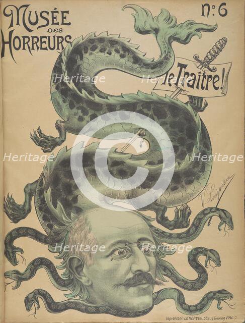 Musée des Horreurs (Gallery of Horrors): Alfred Dreyfus  , 1899. Creator: Lenepveu, Victor (active End of 19th century).