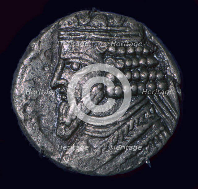 Tetradrachm of King Gotarzes II of Parthia (ruled 40-51BC). Artist: Unknown