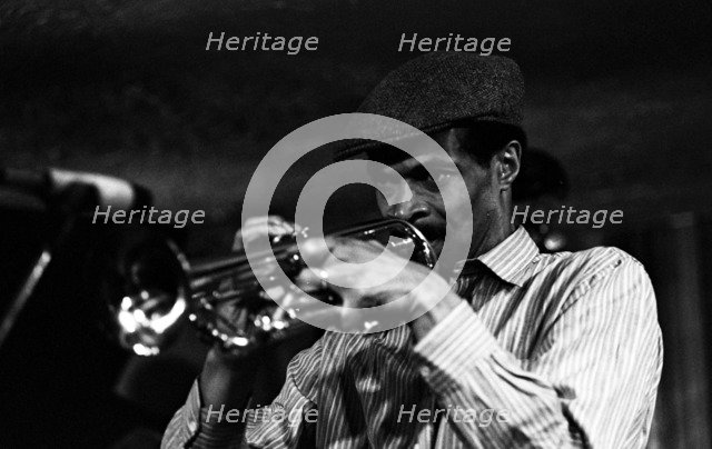 Woody Shaw, Bass Clef, London, October 1987.    Artist: Brian O'Connor.
