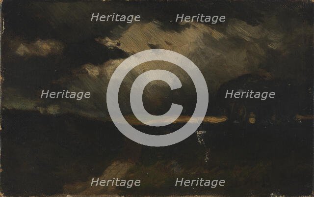 The Storm, 1881. Creator: Edward Mitchell Bannister.