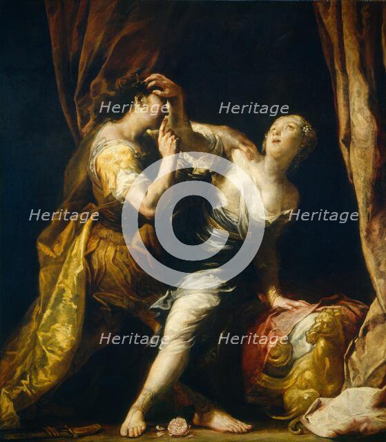 Tarquin and Lucretia, c. 1695/1700. Creator: Giuseppe Maria Crespi.
