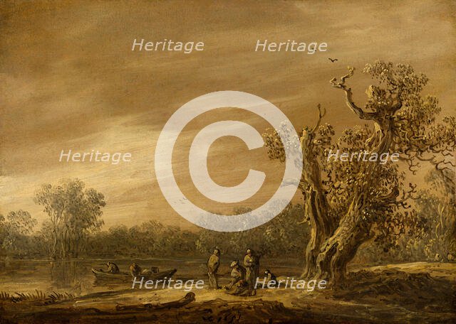 Fishermen by the Lakeshore. Creator: Jan van Goyen.