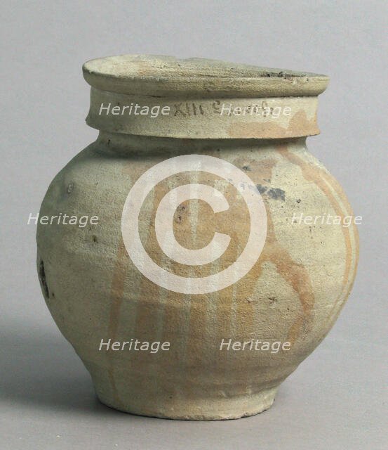 Jar, French, 13th-14th century. Creator: Unknown.