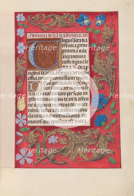 Hours of Queen Isabella the Catholic, Queen of Spain: Fol. 190r, c. 1500. Creator: Master of the First Prayerbook of Maximillian (Flemish, c. 1444-1519); Associates, and.