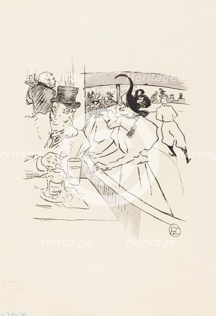 In the Skating Professional Beauty, 1895. Creator: Henri de Toulouse-Lautrec.