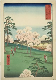 Asuka Hill in the Eastern Capital (Toto Asukayama), from the series "Thirty-six Views of..., 1858. Creator: Ando Hiroshige.