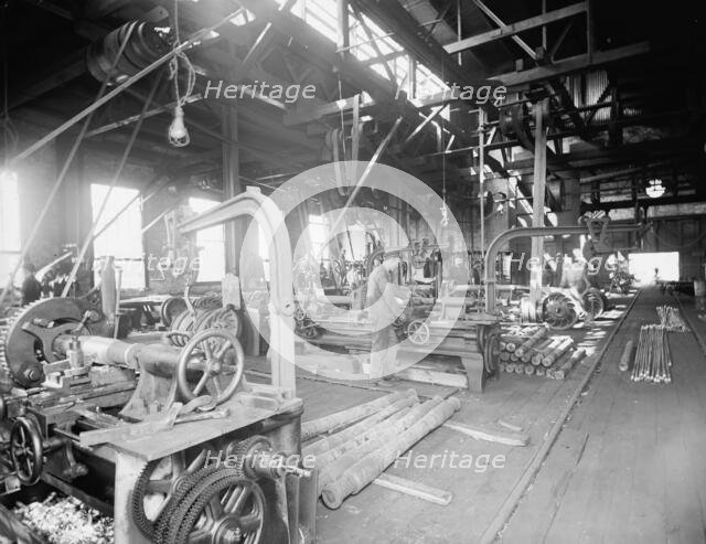 Machine shop, Merchants' Despatch Transportation Co. [Company], between 1900 and 1905. Creator: Unknown.