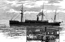 The Union Steam-Ship Company's Royal Mail-Steamer Tartar, 1883. Creator: Josiah Robert Wells.