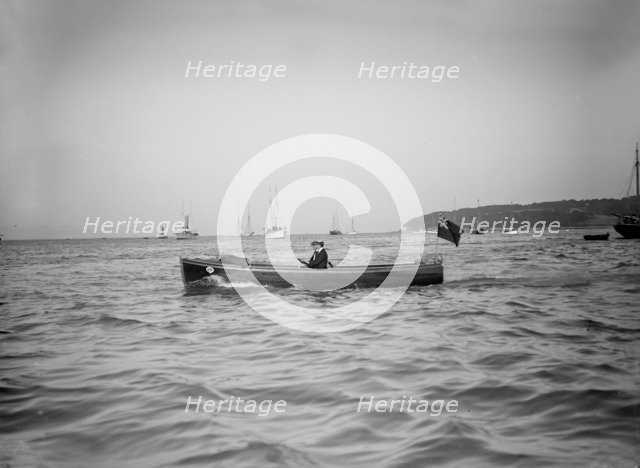 Wolseley motor launch, 1911.  Creator: Kirk & Sons of Cowes.