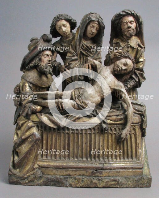 The Entombment of Christ with the Virgin Mary, Saint John, Nicodemus, and Joseph of Arimathea, Germa Creator: Unknown.
