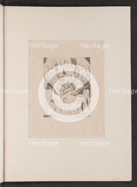 Satan Going Forth from the Presence of the Lord, 1825. Creator: William Blake.