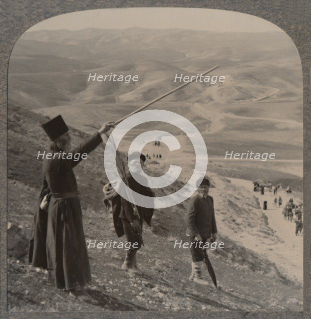 'Jericho road, near the Samaritan's Inn', c1900. Artist: Unknown.