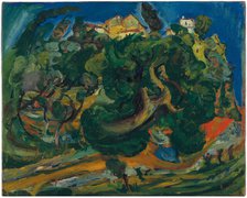 Landscape of the South, 1922-1923. Creator: Soutine, Chaim (1893-1943).