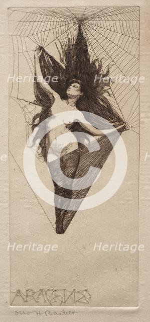 Arachne, 19th century. Creator: Otto H. Bacher (American, 1856-1909).
