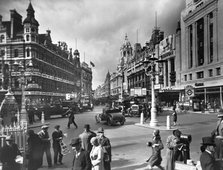 St Giles Circus, City of Westminster, London, (c1920?). Artist: Unknown