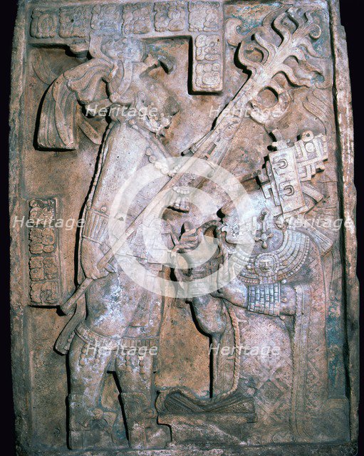 Lintel 24, Maya, Late Classic period, c600-900. Artist: Unknown