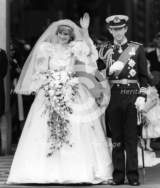 Royal Wedding, London, 1981. Artist: Unknown