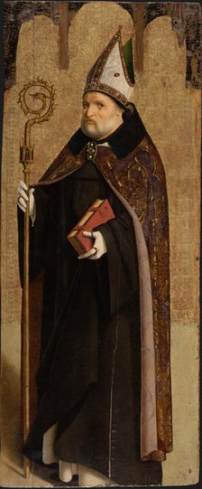 Saint Benedict of Nursia, ca 1470-1475. Creator: Antonello da Messina (ca 1430-1479).