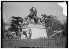 Jackson, Andrew - statue In Lafayette Square, between 1914 and 1918. Creator: Harris & Ewing.