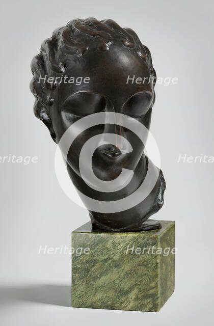 Head of a Woman, c. 1907-1908. Creator: Elie Nadelman.