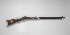 Percussion Target Rifle, American, New Bedford, Massachusetts, ca. 1855-60. Creators: Julius Grudchos, Selmar Eggers.