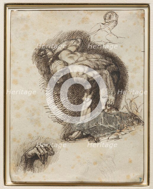 Climbers, between 1791 and 1824. Creator: Theodore Gericault.