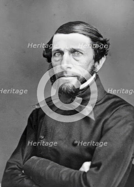 Portrait of John Ericsson (1803-1889), inventor, 1855-1865. Creator: Unknown.