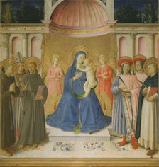 Sacra Conversazione (Pala von Bosco ai Frati), c. 1450. Creator: Angelico, Fra Giovanni, da Fiesole (ca. 1400-1455).