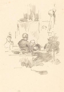 Late Picquet, 1894. Creator: James Abbott McNeill Whistler.
