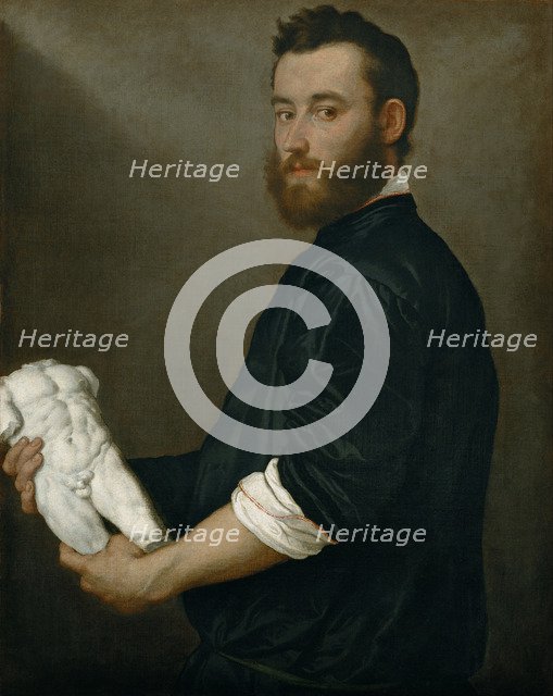 The Sculptor Alessandro Vittoria (1525-1608), ca 1552-1553. Artist: Moroni, Giovan Battista (1520/25-1578)