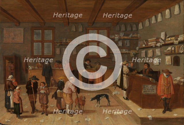 The Lawyer's Office, 1628. Creator: Bloot, Pieter de (1601-1658).