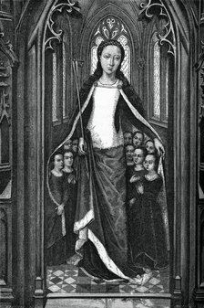 'St Ursula and the Holy Virgins, from the Reliquary of St Ursula', 1489, (1870). Artist: Unknown
