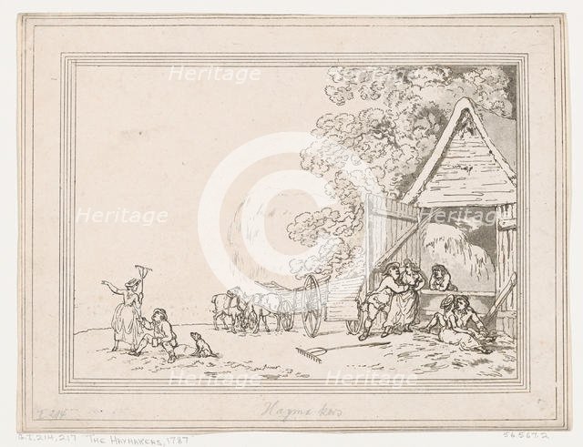The Haymakers, 1787., 1787. Creator: Thomas Rowlandson.