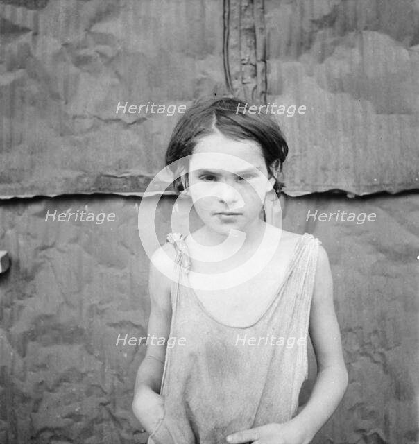 Child living in Oklahoma City shacktown, 1936. Creator: Dorothea Lange.
