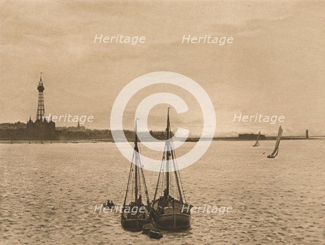 'The Mersey at New Brighton', 1902. Artist: Unknown.