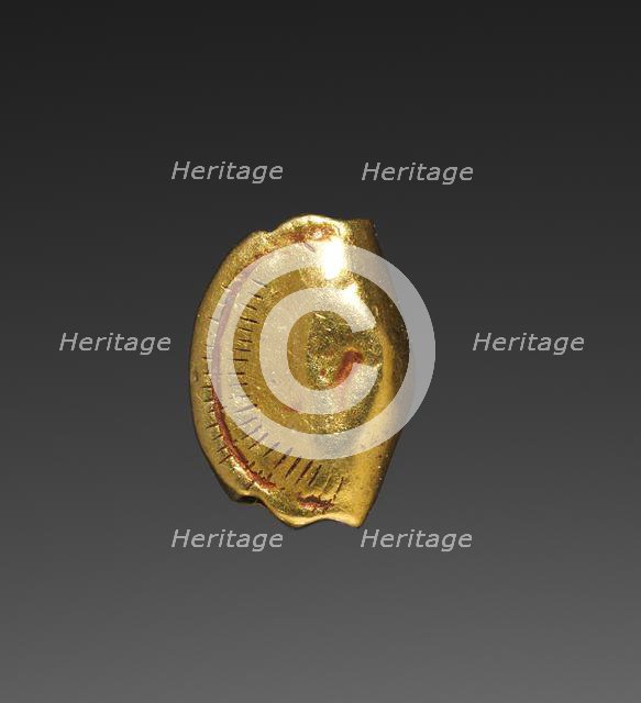 Wallet Bead, 1540-1296 BC. Creator: Unknown.