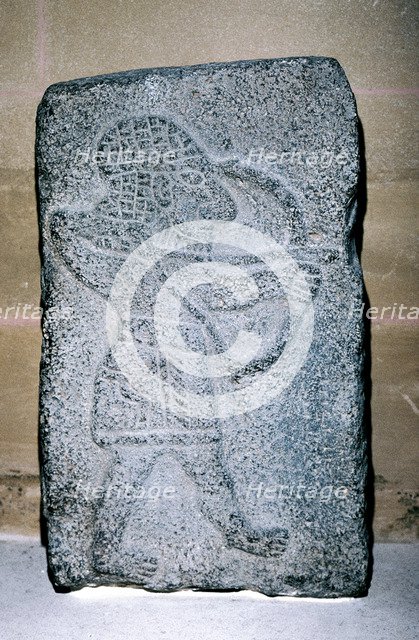 Neo-Hittite stone relief of an archer, c9th century BC. Artist: Unknown