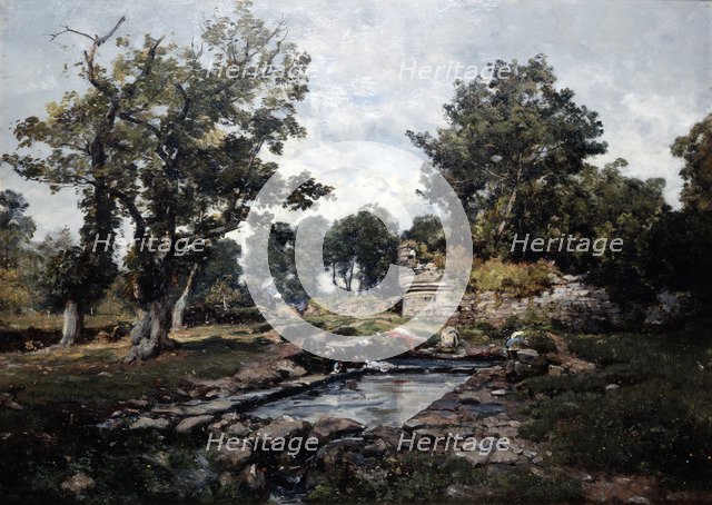 'The Laundrette of the Coataner in the Morning', 1883. Artist: Emmanuel Lansyer