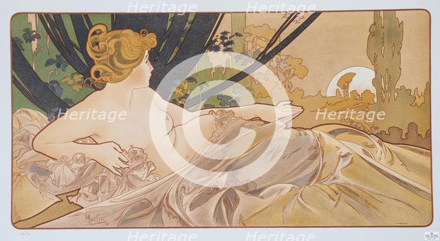 Dawn , 1899. Creator: Mucha, Alfons Marie (1860-1939).